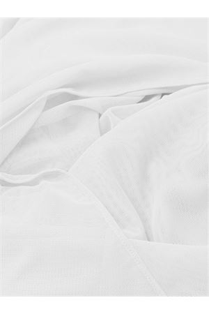 Long white tulle pareo FISICO | CP06L0F0001