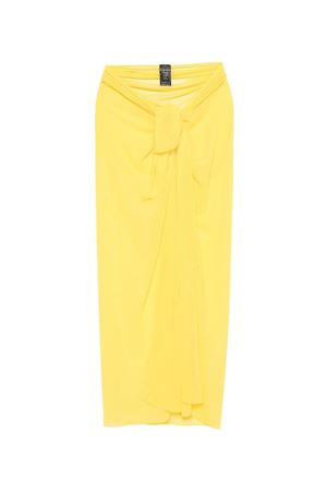 Long yellow tulle pareo FISICO | CP06L0F0203