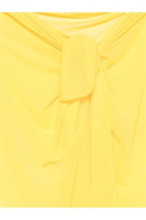 Long yellow tulle pareo FISICO | CP06L0F0203