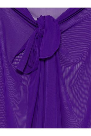 Long purple tulle pareo FISICO | CP06L0F0703