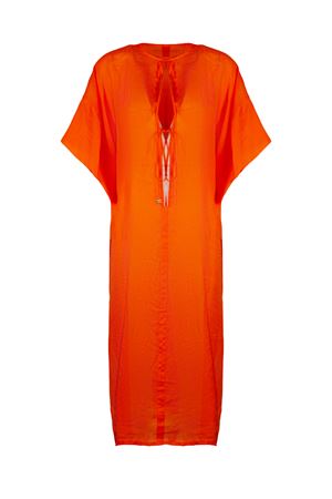 Kaftano lungo in ramie arancione FISICO | FK47N0F0305
