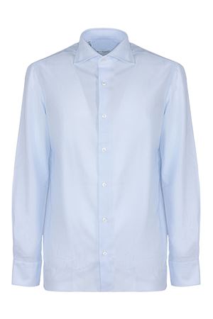 Camicia regular in cotone azzurro FORMICOLA | 836222.