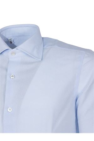 Camicia regular in cotone azzurro FORMICOLA | 836222.