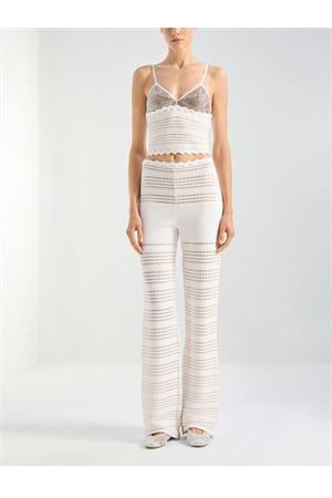 White Knitted top GENNY | 80AAF835CMX61003