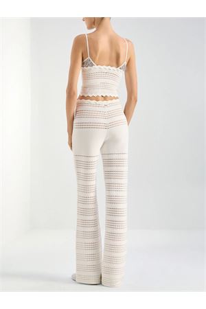 White Knitted top GENNY | 80AAF835CMX61003