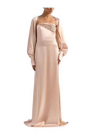 Satin shrug with statement cuffs GENNY | 80AAQ52AN0695782