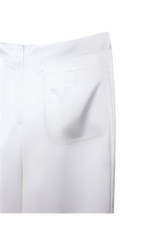 Pantaloni in tessuto fluido bianco GENNY | 80AJA178N0783003