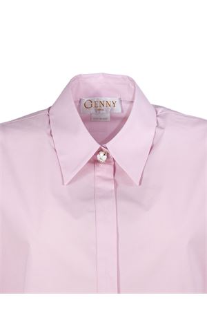 Camicia in popeline con volant sulle maniche GENNY | 80AJL681N0086495