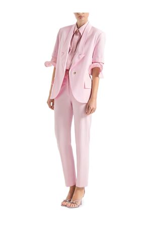 Pink structured Cotton Jacket GENNY | 80AJQ555N0786495