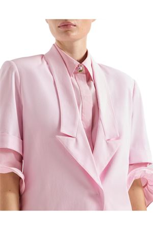 Pink structured Cotton Jacket GENNY | 80AJQ555N0786495