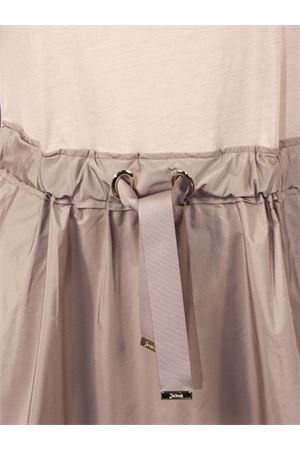 Abito In Glam Knit Effect E Techno Taffetà Beige HERNO | AB000032D520564035
