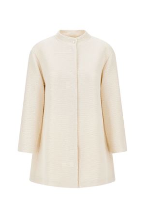 Cappotto In Veiled Sequins Avorio HERNO | CA000610D12862S1200