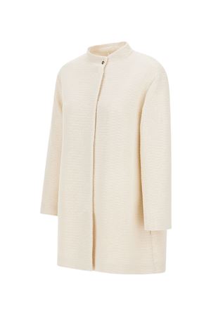 Cappotto In Veiled Sequins Avorio HERNO | CA000610D12862S1200