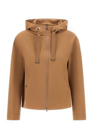 Giacca realizzata in jersey stretch cammello HERNO | GI000311D13455S2157