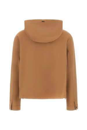 Giacca realizzata in jersey stretch cammello HERNO | GI000311D13455S2157