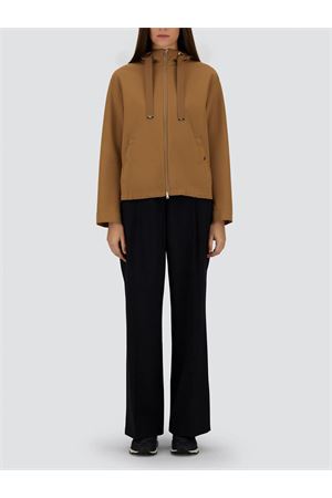 Giacca realizzata in jersey stretch cammello HERNO | GI000311D13455S2157