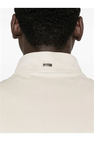 Giacca in morbida microfibra scamosciata beige HERNO | GI000657U124541310