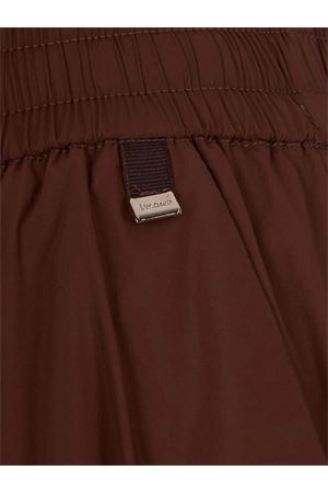 Gonna lunga in nylon 20 denari marrone HERNO | GN000007D12431SZ2240