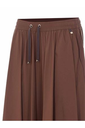 Gonna lunga in nylon 20 denari marrone HERNO | GN000007D12431SZ2240