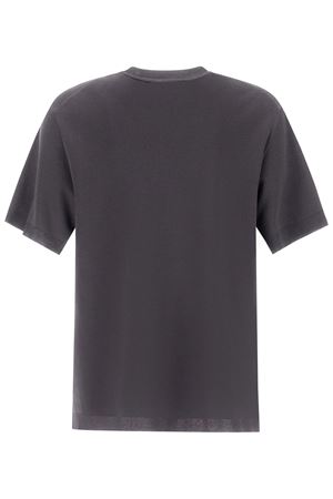 T-shirt in piqué di puro cotone grigio HERNO | JG000206U520599460