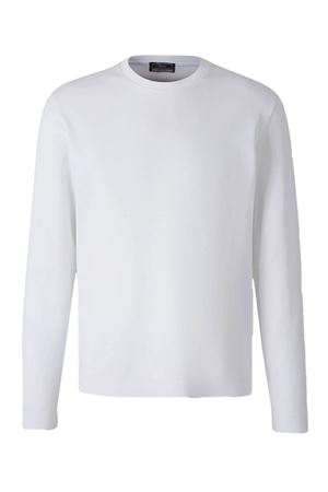 T-shirt in piquet di puro cotone bianco HERNO | JG000262U520591000