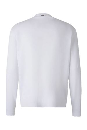T-shirt in piquet di puro cotone bianco HERNO | JG000262U520591000