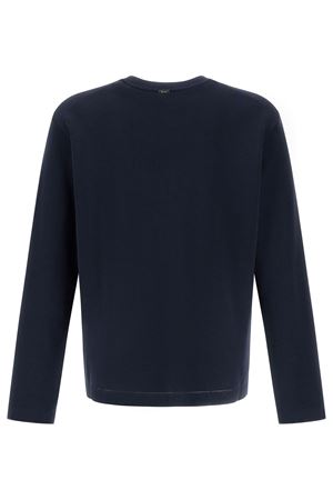 T-shirt in piquet di puro cotone blu HERNO | JG000262U520599201