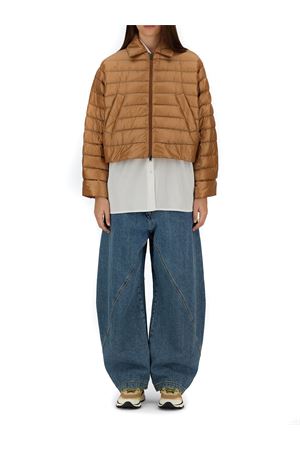 Cappa In Marrone Cammello Nylon Ultralight HERNO | PI002223D12017Z2157