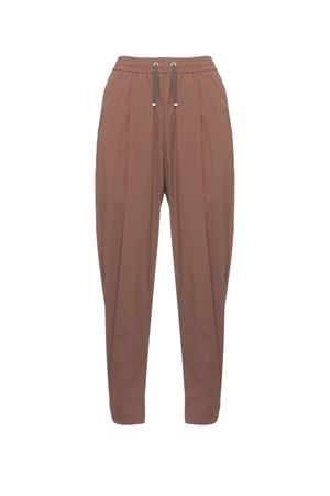 Pantaloni realizzati in nylon 20 denari marrone HERNO | PT000031D12431SZ2240