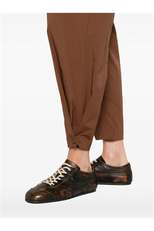 Pantaloni realizzati in nylon 20 denari marrone HERNO | PT000031D12431SZ2240