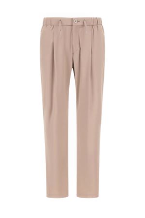 Pantaloni in nylon stretch ultraleggero beige HERNO | PT000077U12691Z2600