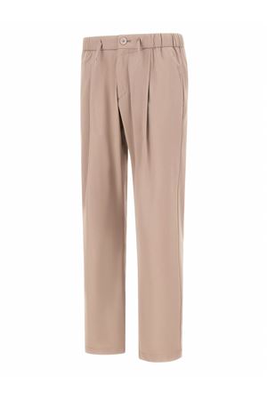 Pantaloni in nylon stretch ultraleggero beige HERNO | PT000077U12691Z2600