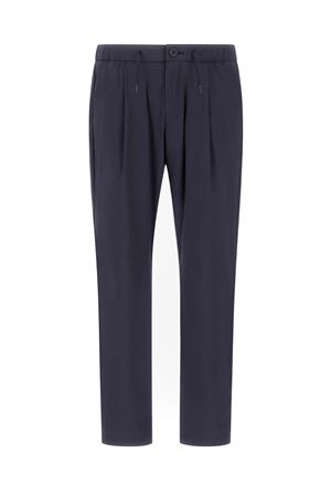 Pantaloni in nylon stretch ultraleggero blu HERNO | PT000077U12691Z9201