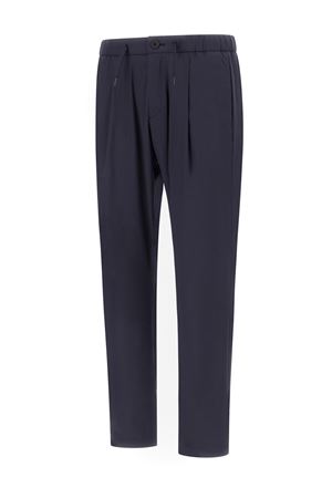 Pantaloni in nylon stretch ultraleggero blu HERNO | PT000077U12691Z9201