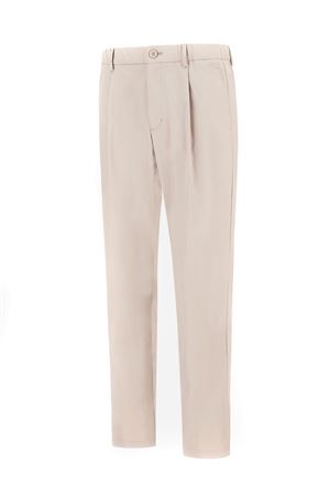 Pantaloni Con Coulisse In Cotton Feel Beige HERNO | PT000091U125311985