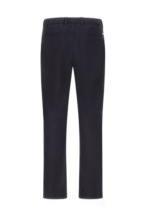 Pantaloni in fresco di lana stretch blu HERNO | PT000163U128089200