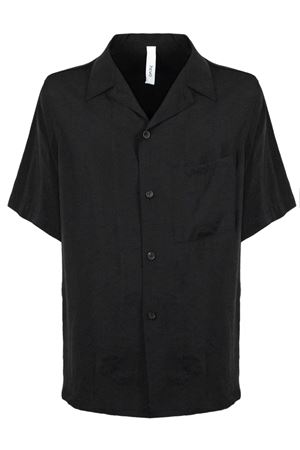 Novoli shirt in black cotton denim HEVO | NOVOLICL7110303