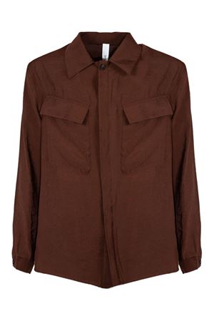 Specchiolla shirt in lightweight brown fabric HEVO | SPECCHIOLLASCL7111124
