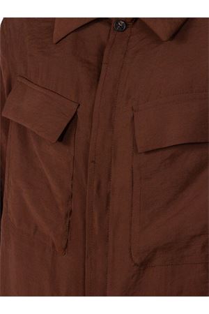 Specchiolla shirt in lightweight brown fabric HEVO | SPECCHIOLLASCL7111124