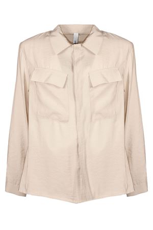 Specchiolla shirt in lightweight beige fabric HEVO | SPECCHIOLLASCL7111206