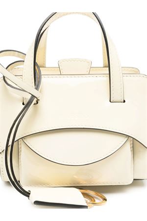 Yellow mini bag crafted in smooth calf leather HIDESINS | FL14PMCNR