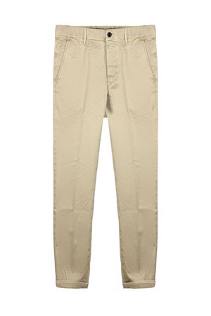 Beige stretch cotton chinos INCOTEX | 16S1039664C411