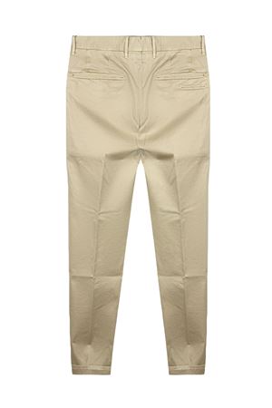 Beige stretch cotton chinos INCOTEX | 16S1039664C411