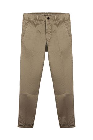 Green stretch cotton chinos INCOTEX | 16S1039664C519