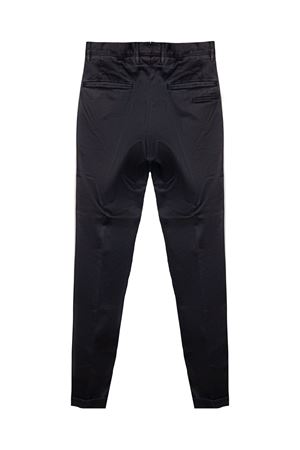 Dark blue stretch cotton chinos INCOTEX | 16S1039664C824