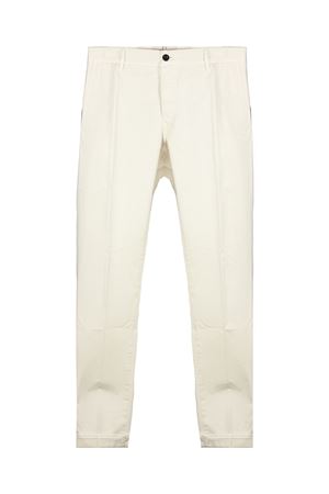 White cotton trousers INCOTEX | 18S1009664C401