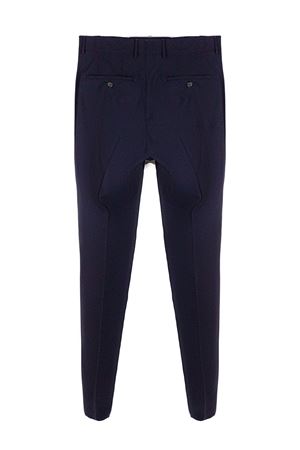 Pantalone in misto lana vergine blu INCOTEX | 1T009990464820