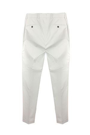 Pantalone in cotone elasticizzato bianco neutro INCOTEX | 1T009990468900