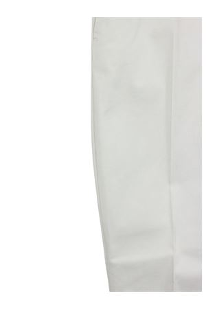 Pantalone in cotone elasticizzato bianco neutro INCOTEX | 1T009990468900