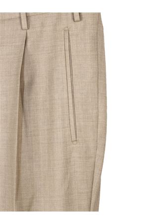 Beige virgin wool trousers INCOTEX | ZX541T5855C400